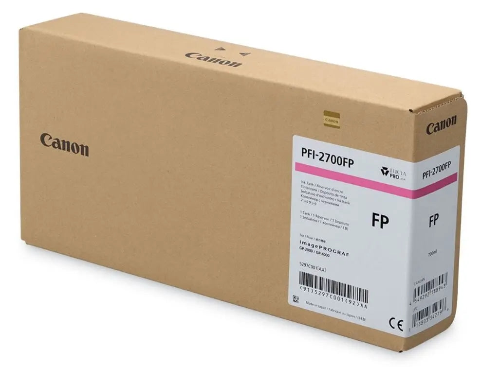 CANON Tintenpatrone fluoreszie. pink PFI2700P iPF GP-2000/4000 700ml Idealshop