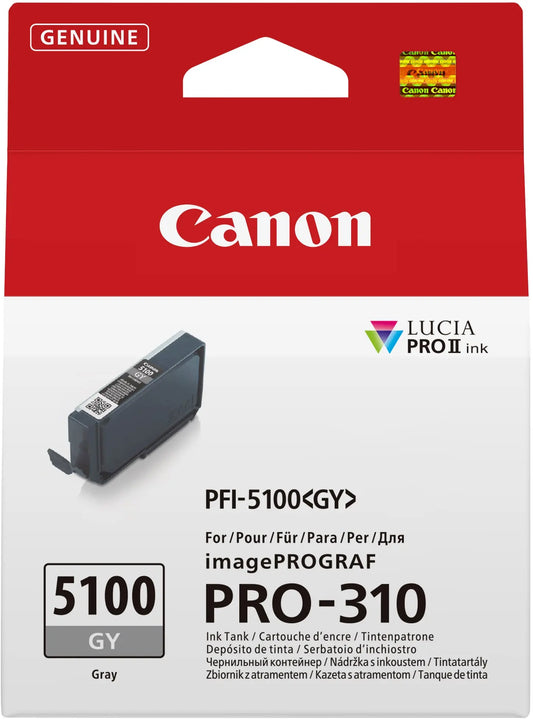 CANON Tintenpatrone grau PFI-5100GY iPF PRO-310 14ml Idealshop