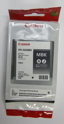 CANON Tintenpatrone matt schwarz PFI102MBK iPF 700 130ml Idealshop