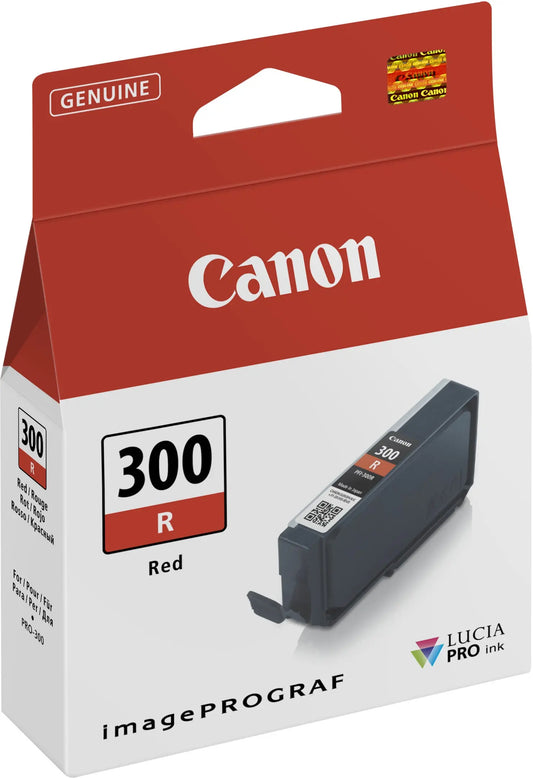 CANON Tintenpatrone rot PFI-300R iPF PRO-300 14.4ml Idealshop