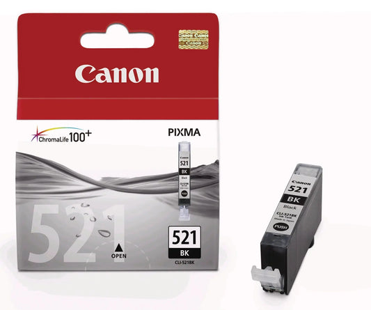 CANON Tintenpatrone schwarz CLI-521BK PIXMA MP 980 9ml Idealshop