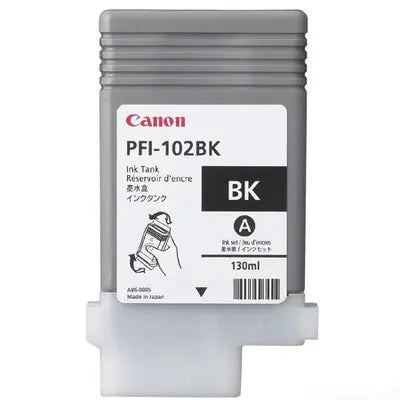 CANON Tintenpatrone schwarz PFI-102BK iPF 700 130ml Idealshop