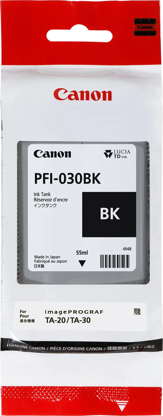 CANON Tintenpatrone schwarz PFI030BK iPF TX-20 55ml Idealshop