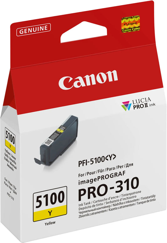CANON Tintenpatrone yellow PFI-5100Y iPF PRO-310 14ml Idealshop