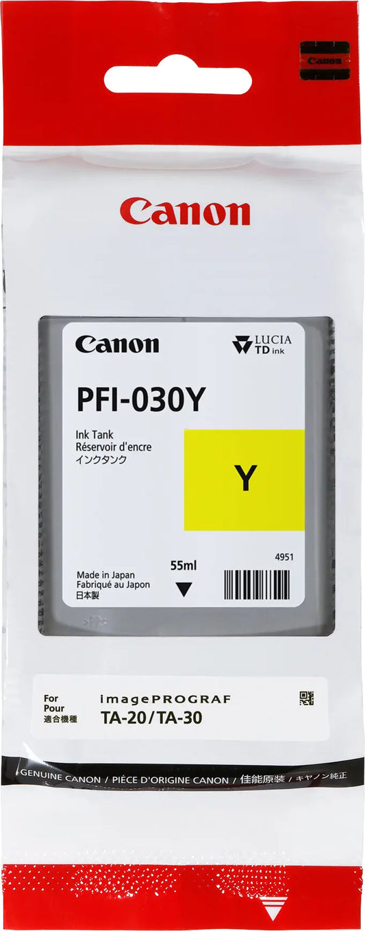 CANON Tintenpatrone yellow PFI030Y iPF TX-20 55ml Idealshop