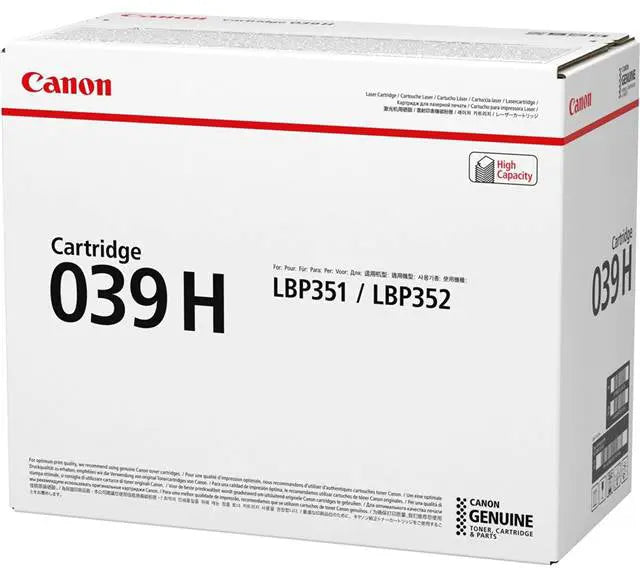 CANON Toner-Modul 039H schwarz 0288C001 LBP 351x/352x 25'000 Seiten Idealshop
