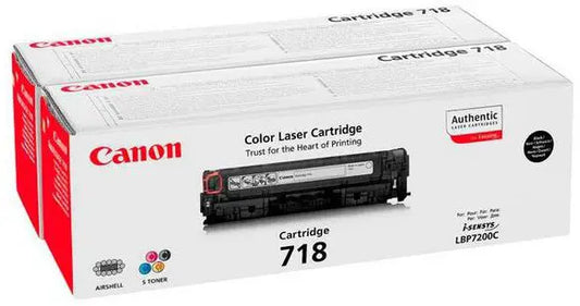 CANON Toner-Modul 718TW schwarz 2662B005 LBP 7200 2 Stück Idealshop