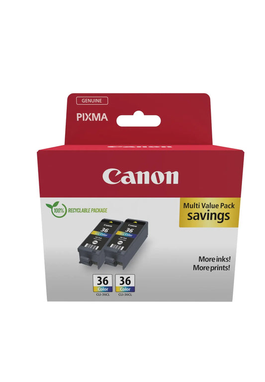 CANON Twin Pack Tinte color CLI-36 TWIN PIXMA iP100 2x12ml Idealshop