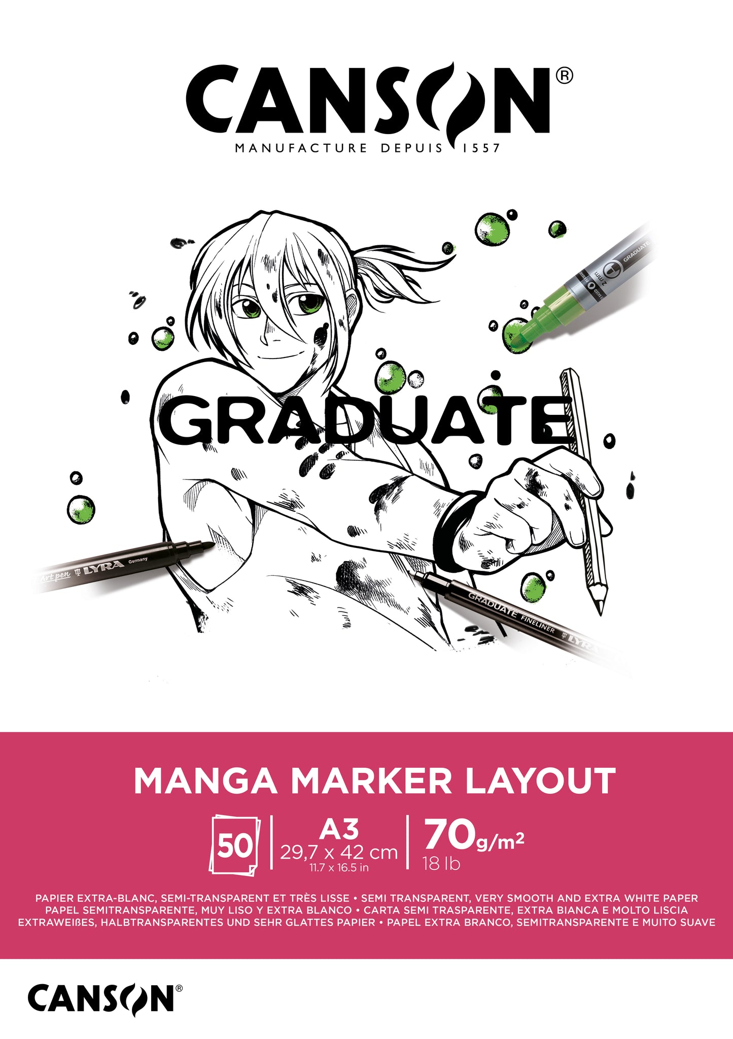 CANSON    Graduate Manga Marker       A3