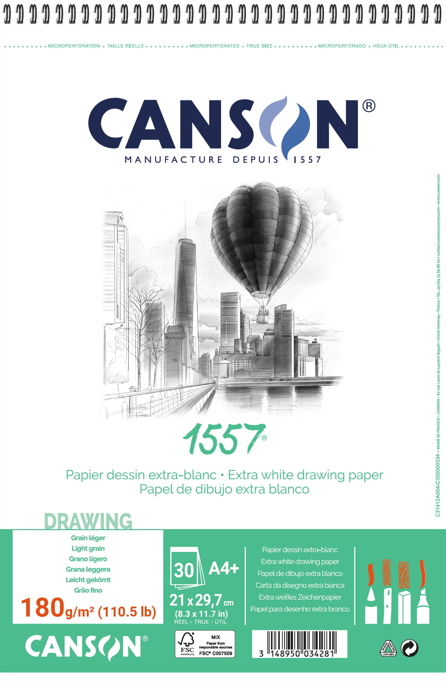 CANSON    Skizzenpapier               A4