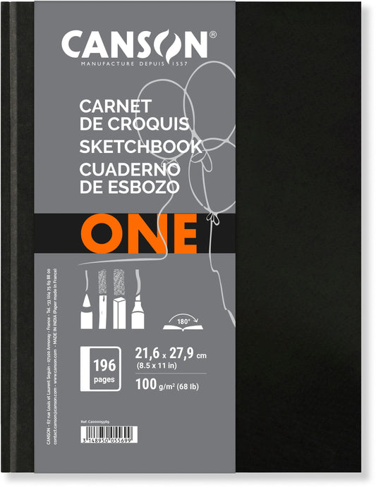 CANSON Art Book One 21x27,9cm 200005569 100 Blatt, gebunden Idealshop
