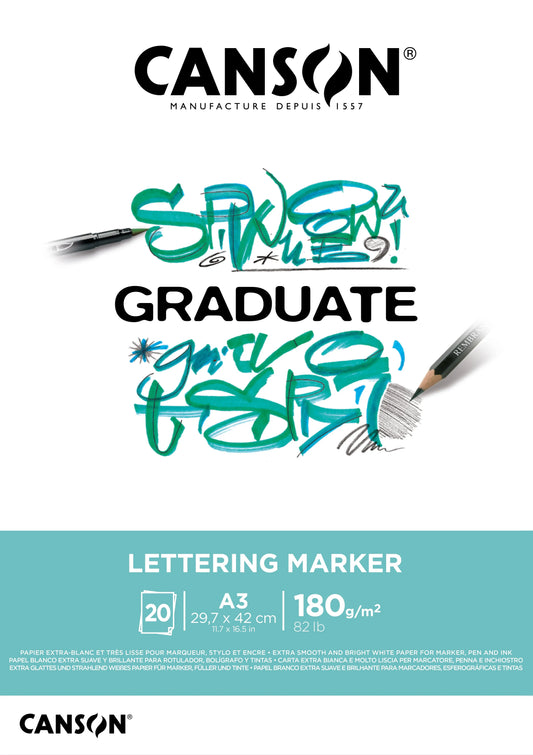 CANSON    Graduate Lettering Marker   A3 Idealshop