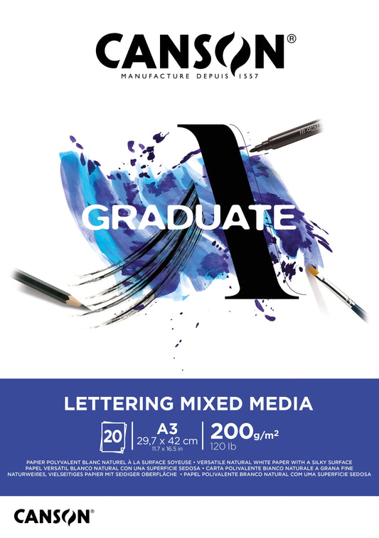 CANSON    Graduate Lettering MixMed   A3 Idealshop