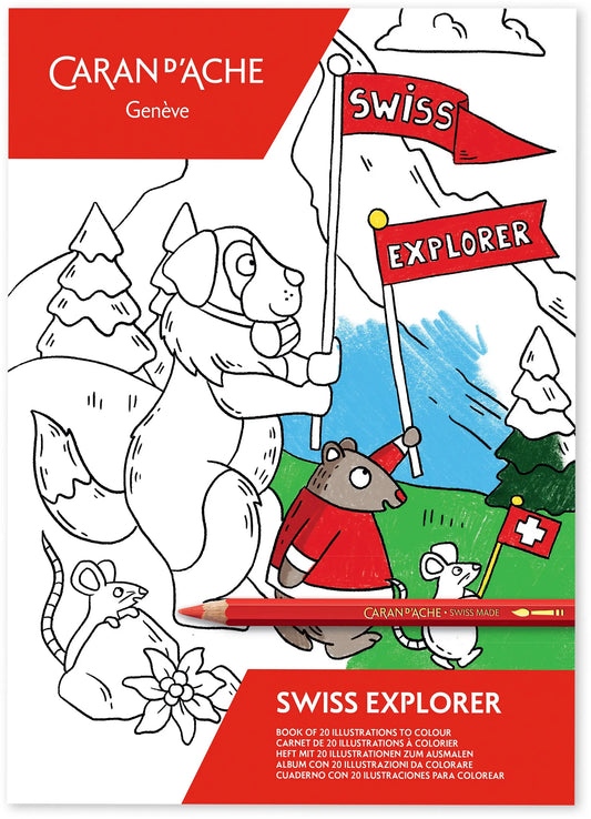 CARAN D'ACHE Swiss Explorer 454.702 Malbuch FSC Idealshop