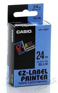 CASIO Beschriftungsband XR-24BU 24mm/8m schwarz/blau Idealshop