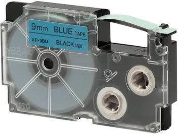 CASIO Beschriftungsband XR-9BU 9mm/8m schwarz/blau Idealshop