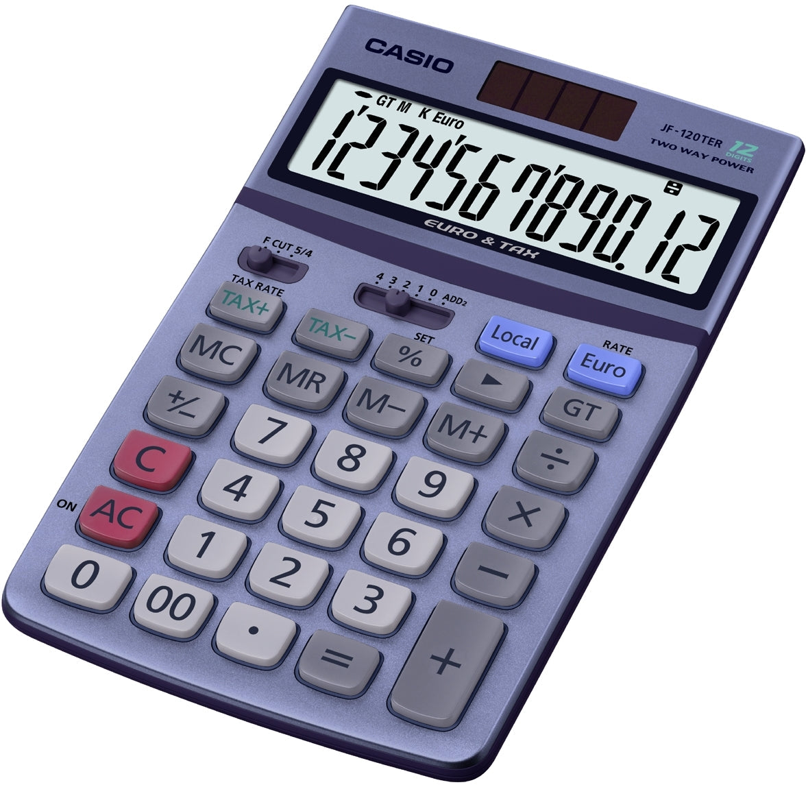 CASIO Tischrechner JF-120TER blau Idealshop
