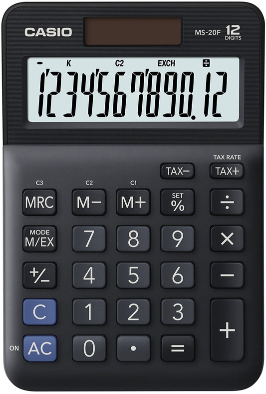 CASIO Tischrechner MS-20F schwarz Idealshop