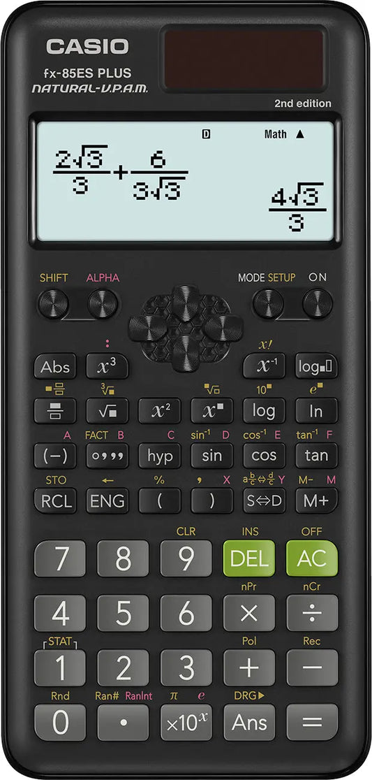 CASIO Rechner wissenschaftlich FX-85ESPLUS-3-CH Solar Idealshop