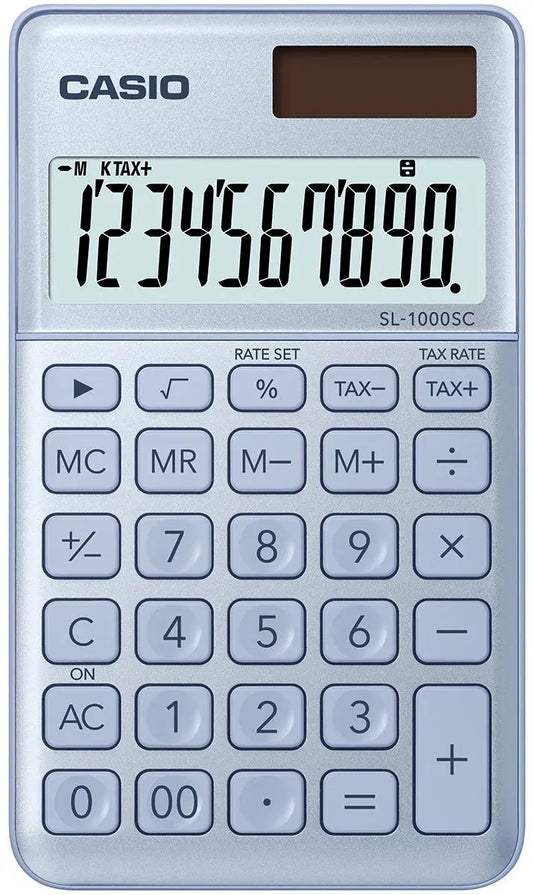 CASIO Taschenrechner SL-1000SC-BU blau Idealshop