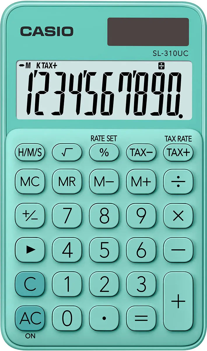 CASIO Taschenrechner SL-310UC-GN 10-stellig grün Idealshop
