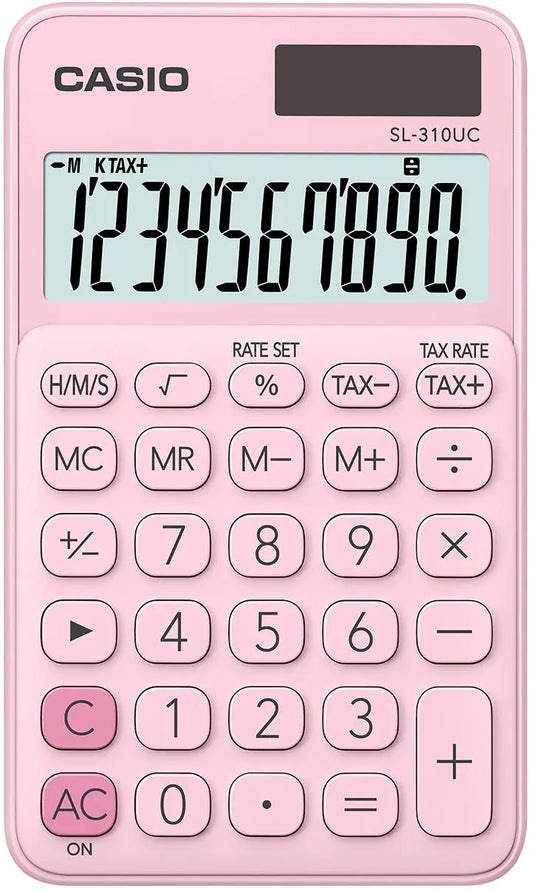 CASIO Taschenrechner SL-310UC-PK 10-stellig pink Idealshop
