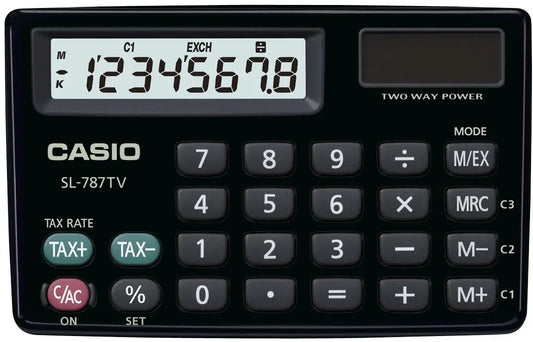 CASIO Taschenrechner SL-787TV-BK Idealshop