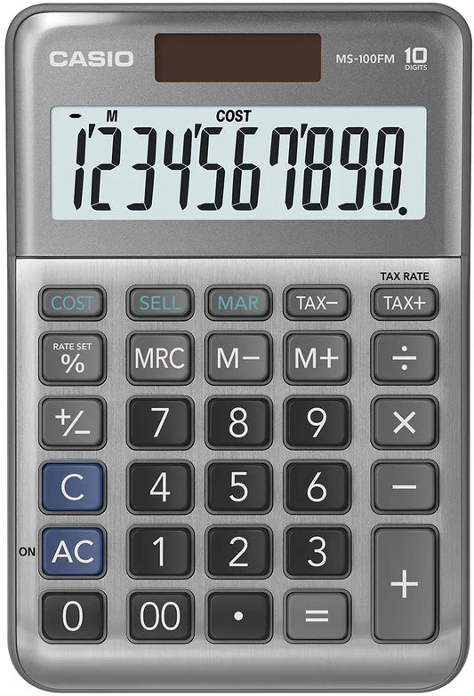 CASIO Tischrechner MS-100FM grau Idealshop