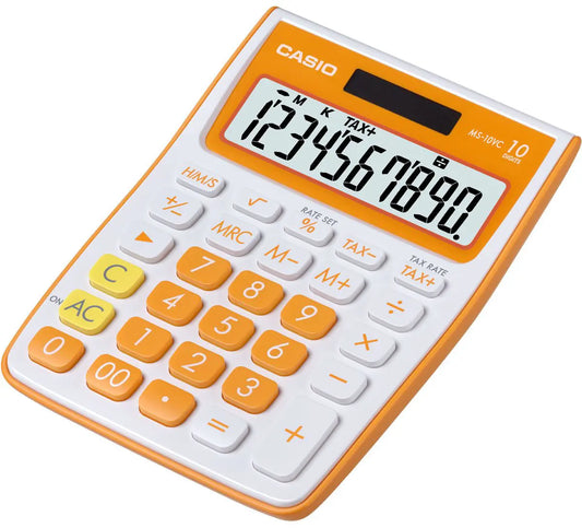 CASIO Tischrechner MS-10VC-OE orange Idealshop