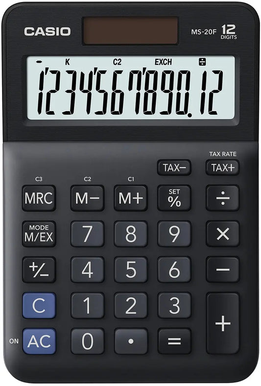 CASIO Tischrechner MS-20F schwarz Idealshop