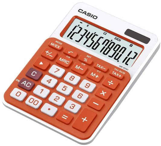 CASIO Tischrechner MS-20NC-RG-S-EC orange Idealshop