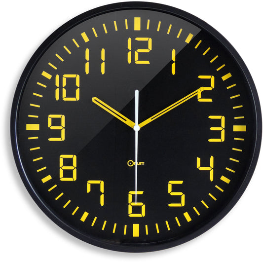 CEP Wanduhr 30cm 2110230011 schwarz, High Contrast Idealshop