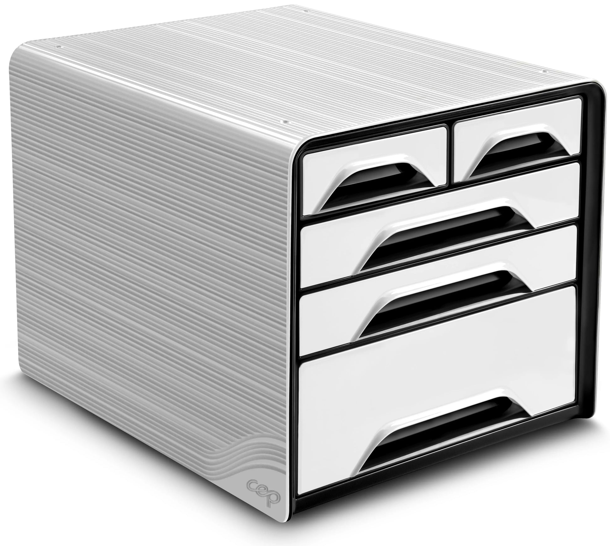 CEP Schubladenbox Smoove 1072130121 5 Schubladen weiss Idealshop