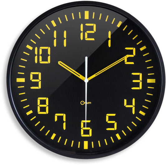 CEP Wanduhr 30cm 2110230011 schwarz, High Contrast Idealshop
