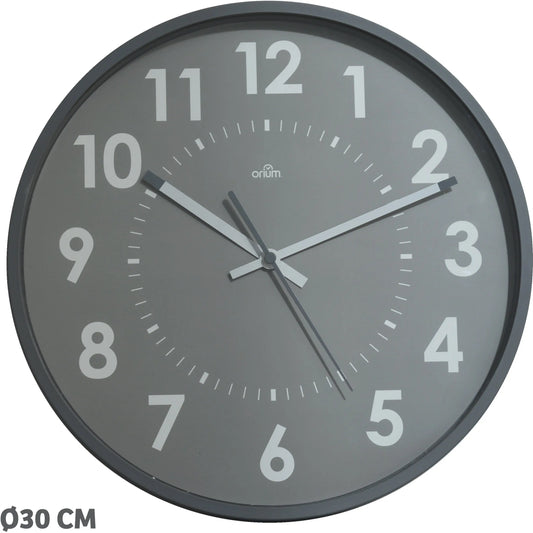 CEP Wanduhr 30cm 2112450361 grau Idealshop