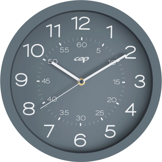 CEP Wanduhr 820M 30cm 2008210201 taupe, magnetisch Idealshop