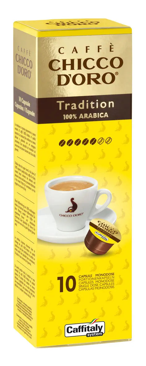 CHICCO D'ORO Kaffee Caffitaly 802000 Tradition Arabica 10 Stück Idealshop