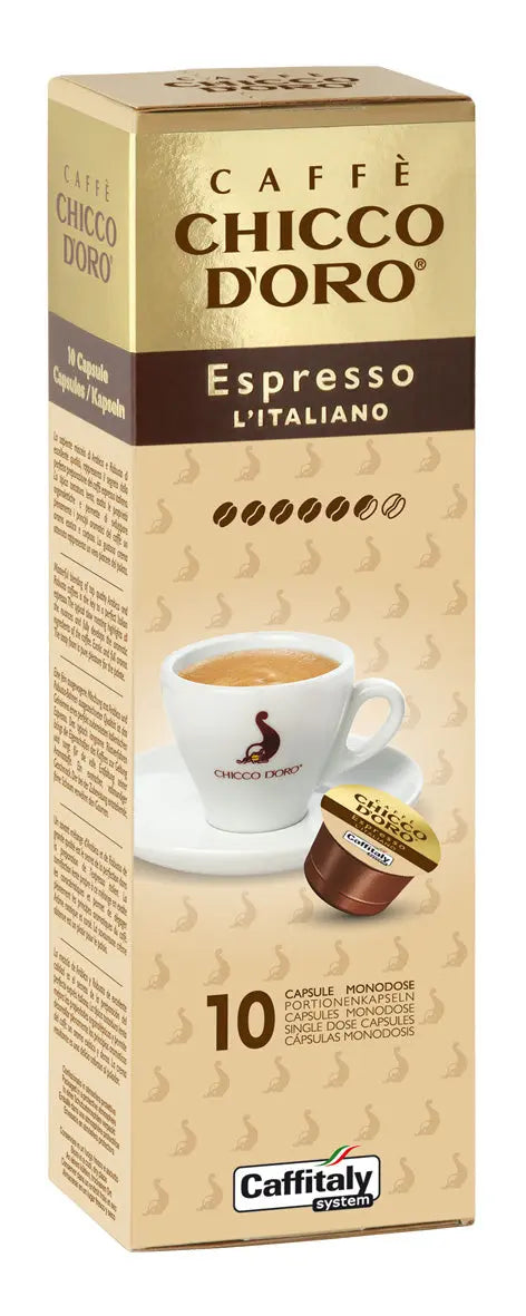 CHICCO D'ORO Kaffee Caffitaly 802017 Espresso Italiano 10 Stück Idealshop