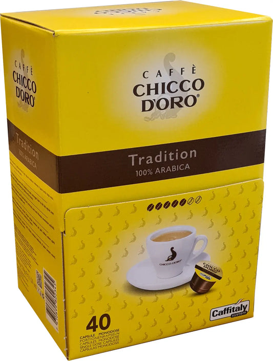 CHICCO D'ORO Kaffee Caffitaly 802345 Tradition Arabica 40 Stück Idealshop