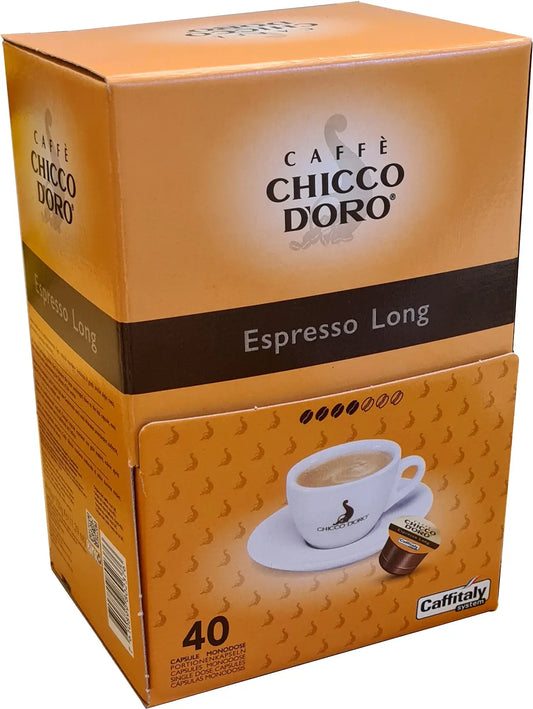 CHICCO D'ORO Kaffee Caffitaly 802376 Espresso Long 40 Stück Idealshop