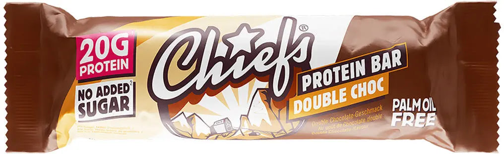 CHIEFS Protein Bar Double Choc 8131 55g, 12 Stk. Idealshop