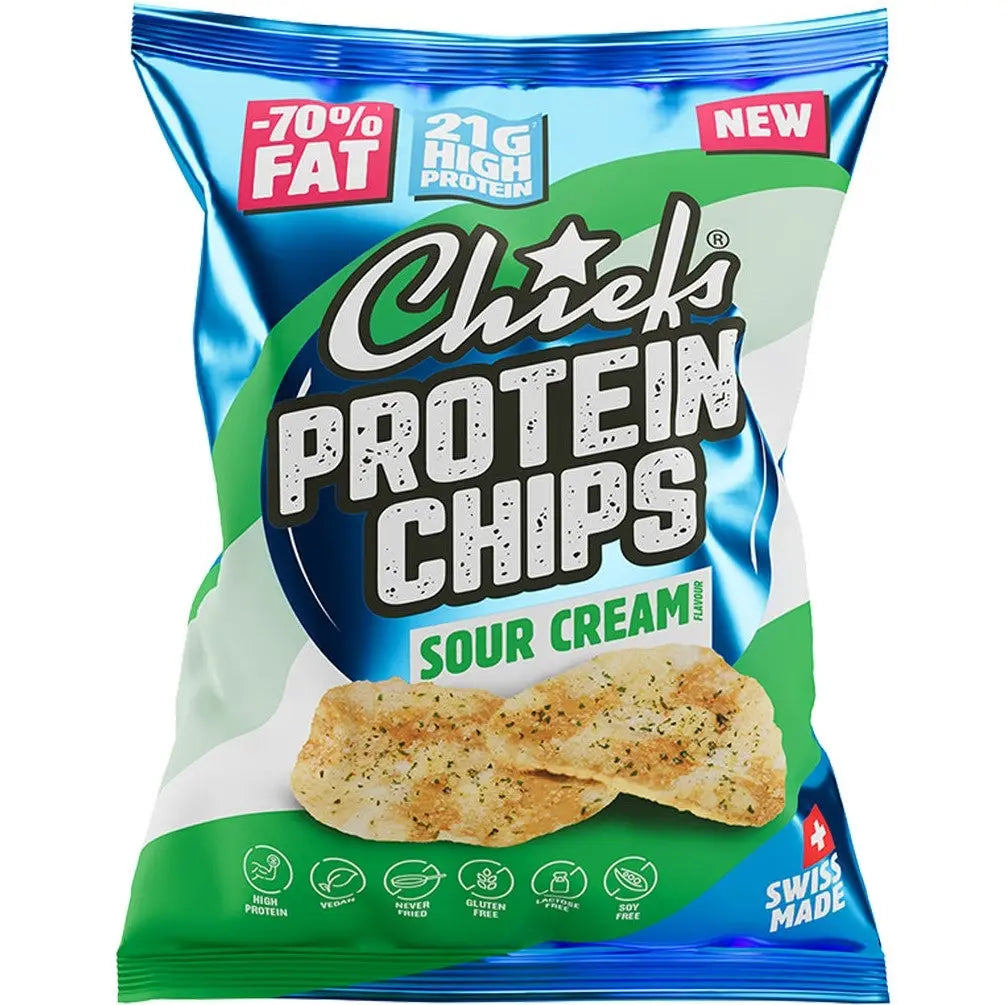 CHIEFS Protein Chips Sour Cream 5015 80g Idealshop