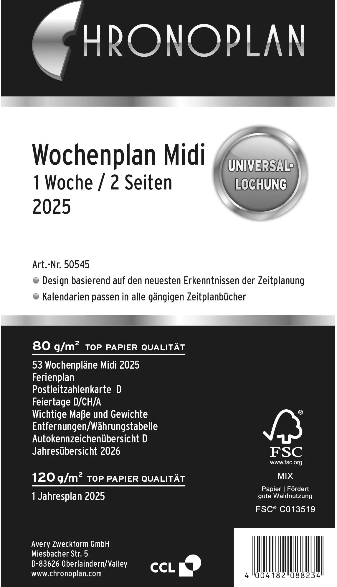 CHRONOPLA Ersatz                    2025 Idealshop