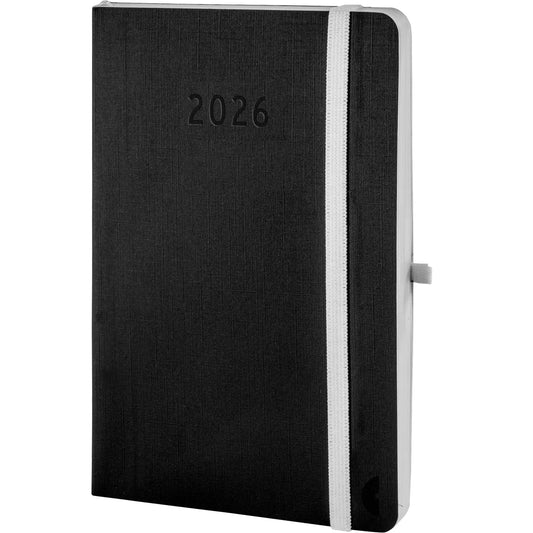 CHRONOPLAN Chronobook Black&White 2026 50966Z.26 1W/2S schwarz SC Mini Idealshop