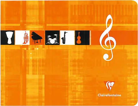 CLAIREFON Musikheft Italian      22x17cm Idealshop