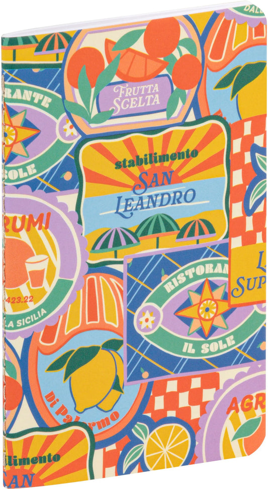 CLAIREFONTAINE Notizheft DolceAmore 7.5x12cm 116261C blanko assortiert 24 Blatt Idealshop