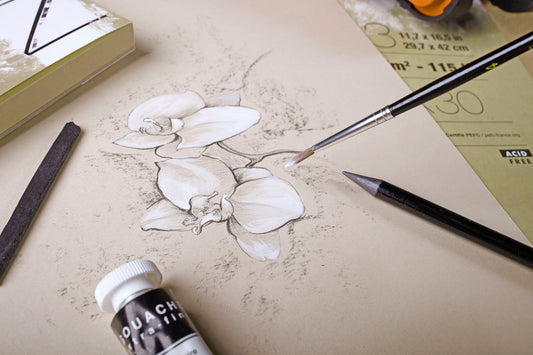 CLAIREFONTAINE Paint'On A4 96540C Natur 30 Blatt Idealshop