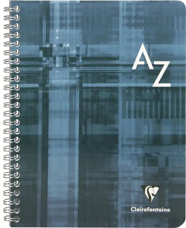 CLAIREFONTAINE Spiralheft mit Index 17x22cm 8949 5mm, A-Z, ass. 50 Blatt Idealshop