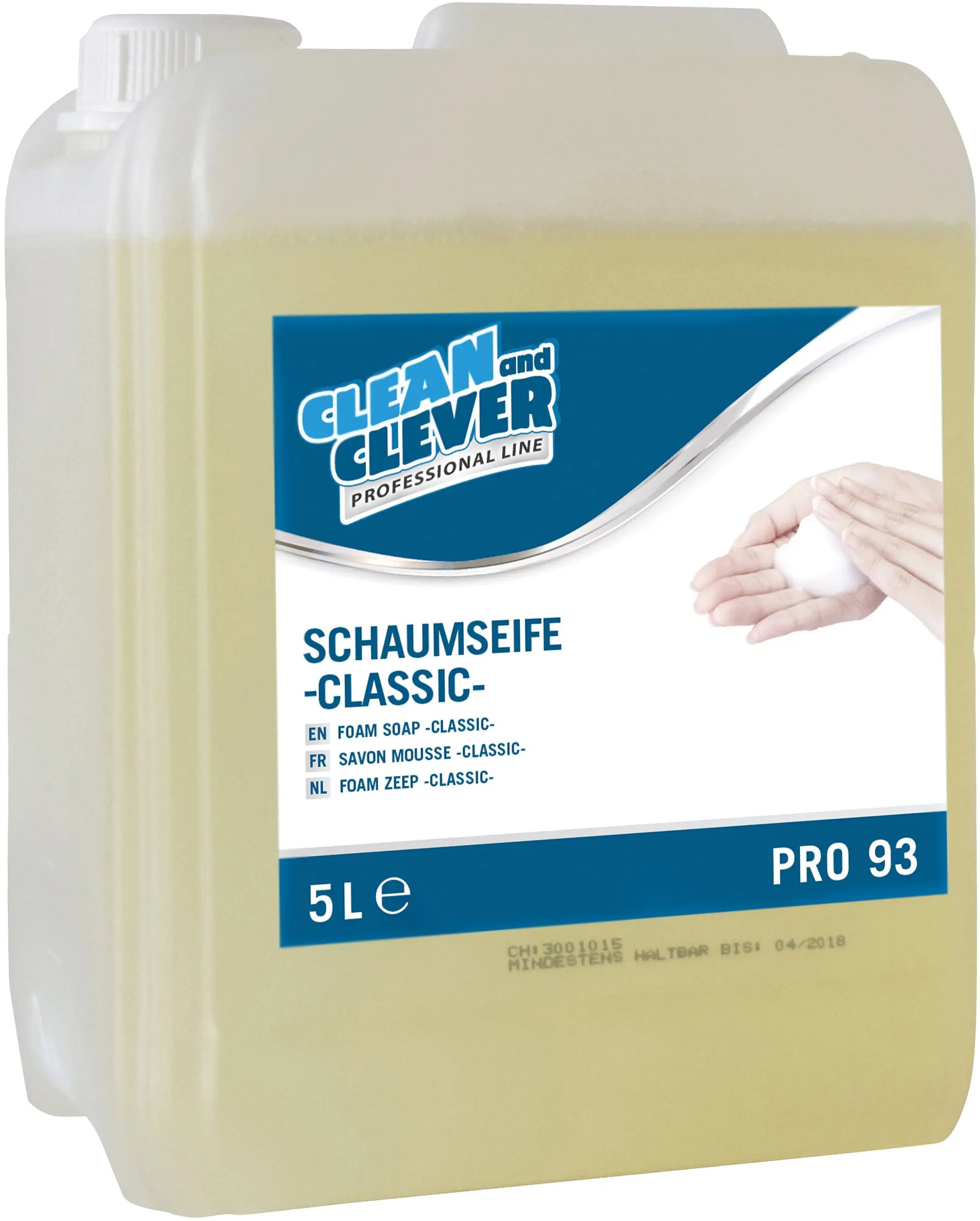 CLEAN AND CLEVER Schaumseife PRO93 5lt 26203 Classic Idealshop