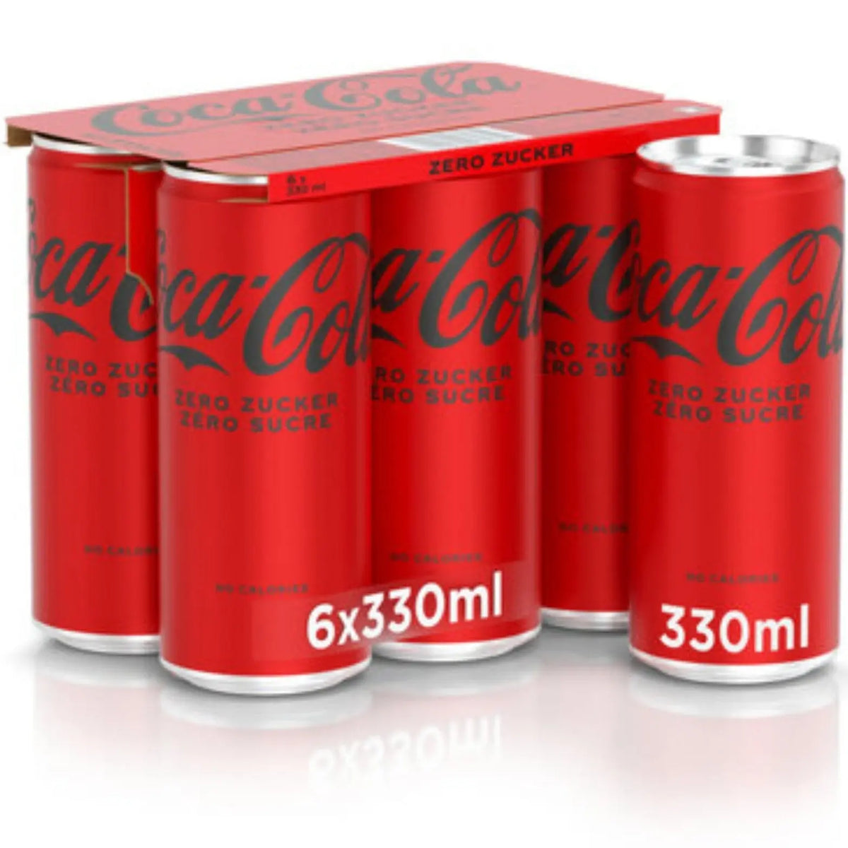 COCA COLA Zero 225305 33cl, 6 Stk. Idealshop